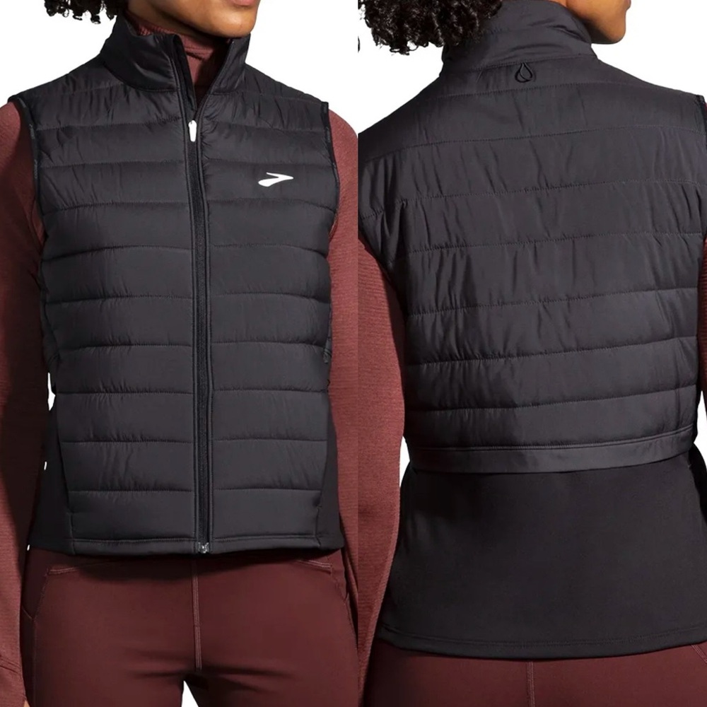 Brooks Shield Hybrid 2.0 - Black Activewear Women’s Vest Size L